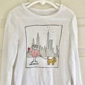 Rockets Of Awesome Top Tee NYC Dog Glitter 4/5